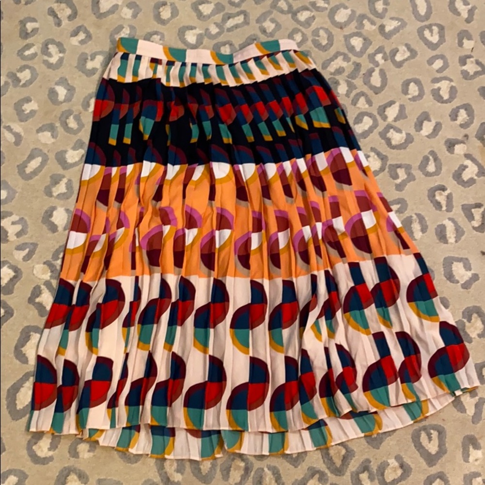 j Crew Art Deco midi skirt